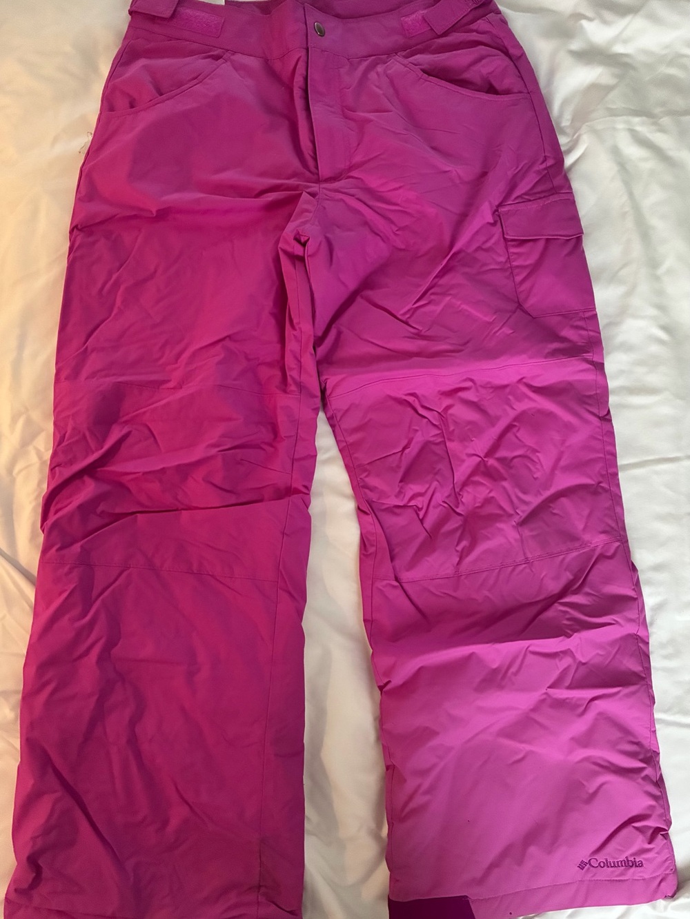 Columbia Women's Bright Pink Insulated Snow Pants
